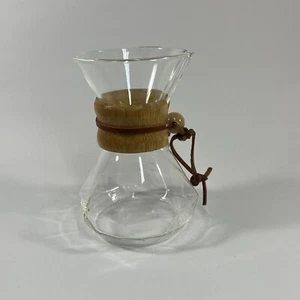 Pour Over Hexagonal Coffee Maker Borosilicate Glass Carafe Brewer - Picture 1 of 7