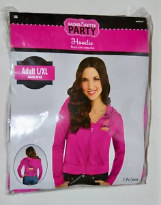 NIB- Flaw Bachelorette Party Women's Pink Future Mrs LS Hooded Bride Jacket L-XL - Picture 1 of 10