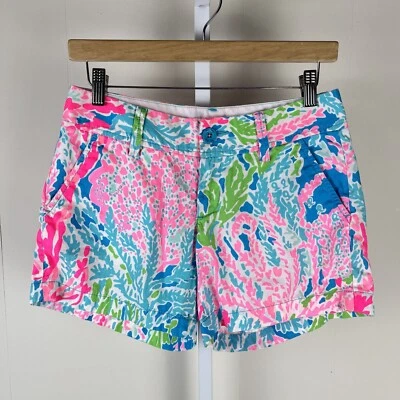 Pantalones Cortos Lilly Pulitzer Callahan Let's Cha Cha Brillante Multicolor Mujer Talla 0 Foto 1 de 4