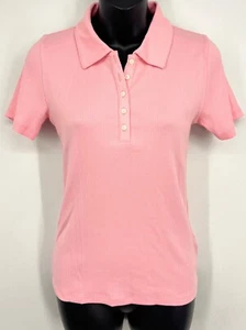 J. Crew Pink Polo Top Shirt Women Size Small S Collar Short Sleeve Button New - Picture 1 of 10