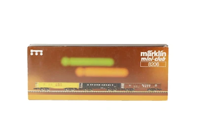 Märklín Mini-Club 8206 regional US 3 Car Freight Gondola Train Set Z Marklin - Image 1 of 3