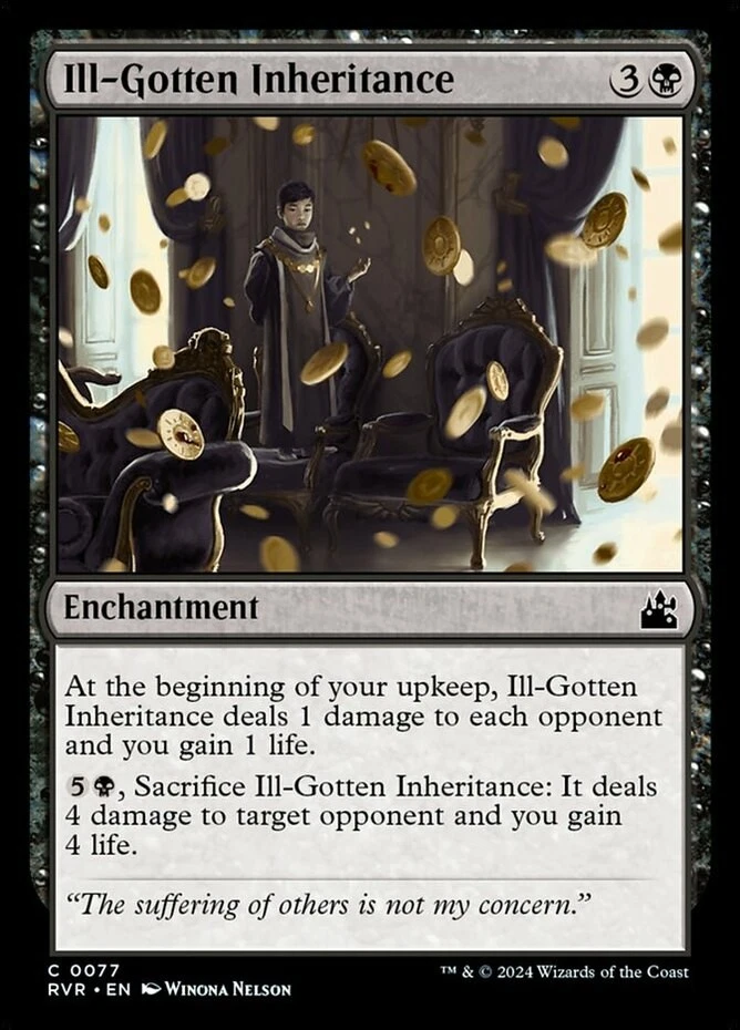 x1 Ill-Gotten Inheritance - Ravnica Remastered - NM - MTG - Image 1 of 1