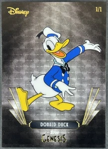 2025 Topps Genesis Disney #25 DONALD DUCK 1/1 SILVER CIRCLES SUPERFRACTOR - Picture 1 of 2