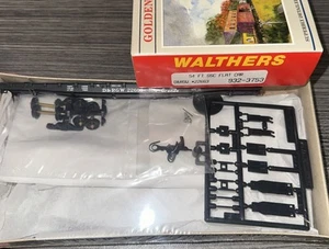 WALTHERS HO Kit #932-3753 54’ GSC Flat Car D&RGW #22663 NOS - Picture 1 of 3