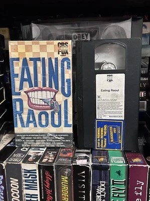 Eating Raoul VHS Tape 1984 CBS Fox Official Blockbuster OOP HTF Cult Following - Image 1 of 4