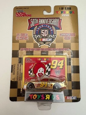 Racing Champions Toys R Us 1998 oro 1:64 #94 Bill Elliott Happy Meal Ford nuevo Foto 1 de 4