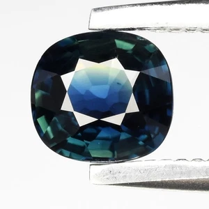 💎 0.41ct VS Cushion Natural Green Blue Sapphire - Unheated, Australia Gemstone - Picture 1 of 4