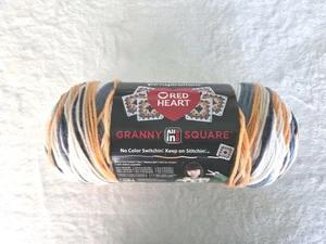 Red Heart Granny Square All In One Yarn Soft White Peachy Keen Acrylic 417 Yards - Picture 1 of 4