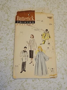 1950's Vintage Butterick Sewing Pattern #6596 Costume Angel Clown Choir Robe Cut - Picture 1 of 3