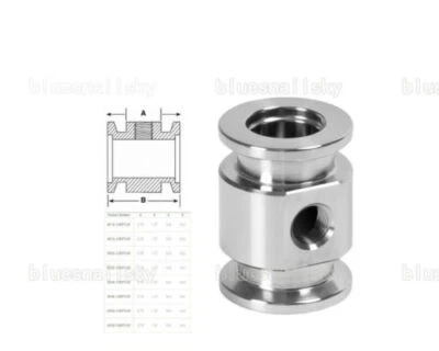 USA TEE, ADAPTIVE, KF (QF) 16/25/40/50 to 1/4″ or 1/8'' FEMALE, NPT, ALUM