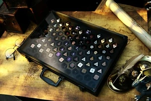 Dice Display Case Dice Sets Collection DnD Dice Box Goblin Storage Tray Tower - Picture 1 of 9