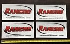 4 RANCHO SHOCKS racing decals stickers offroad overland trails outlander rubicon