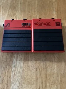 KORG PS-2 DUAL PEDAL SWITCH Rare! - Picture 1 of 5