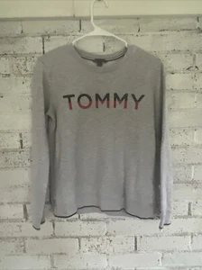 Tommy Hilfiger Sweater Boy Small Gray Sweatshirt Youth/Kids - Picture 1 of 6