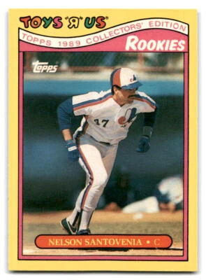 Nelson Santovenia 1989 Topps Toys "R" Us Rookies Baseball #25 Montreal Expos - Image 1 of 2