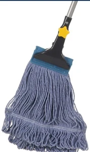 Yocada Looped-End String Wet Mop Heavy Duty Cotton Mop Commercial Industrial Gra - Picture 1 of 5