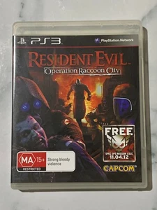 Resident Evil Operation Racoon City PS3 Genuine Game Case/Cover NO GAME! - Foto 1 di 3