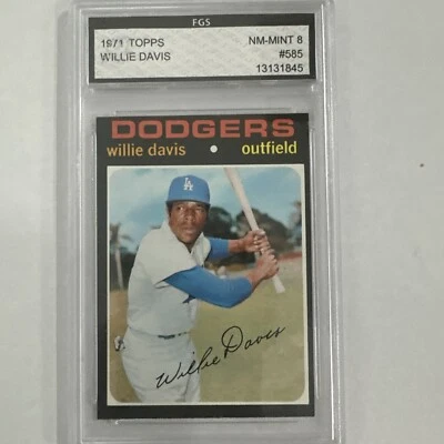 Willie Davis 1971 Topps #585 FGS 8 - Image 1 of 4