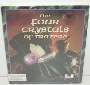 THE FOUR CRYSTALS OF TRAZERE Mindscape (PC) 1992 RPG Role Playing NEW Computer - Picture 1 of 7