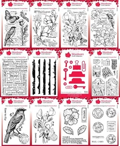 Woodware Mon Jardin Clear Stamps - by Francoise Read Creative Expression - Picture 1 of 96