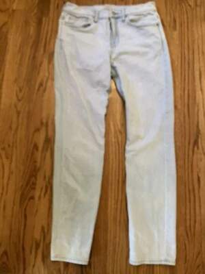 Pantalones de mezclilla para hombre J Crew lavado claro 770 talla 33x32 colección ecológica ligeramente usados Foto 1 de 4