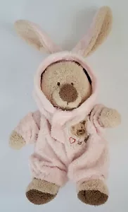 TY PLUFFIES 2005 LOVE TO BABY PELUCHE 7" OSO TOSTADO EN PIJAMA ROSA EXTRAÍBLE - Imagen 1 de 6