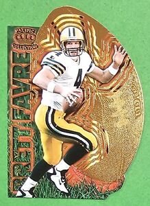 1996 Pacific Invincible Brett Favre Kick Starter Die Cut Card - Packers Vikings