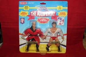 Figuras Remco 1985 AWA All Star Wrestlers Von Raschke Rick Martel sin usar, en caja original NWA WWF - Imagen 1 de 4