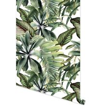 Green Leaves Peel&Stick for Dining Room Self-Adhesive Decor Wallpaper 17.7"x118"