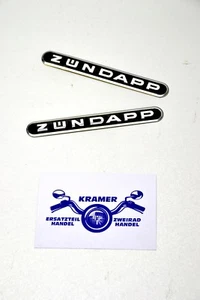 Zündapp GTS KS C 50 515 516 517 Tankaufkleber Tank Emblem Schw Silber 442 10 193 - Bild 1 von 1