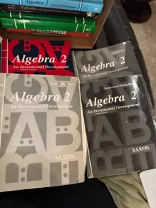 Saxon Algebra 2 Set- Second Edition Home Study Set - Picture 1 of 5