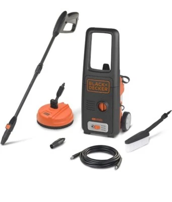 Black & Decker 1500W High Pressure Washer Jet Wash Jetwasher 120 Bar BXPW1500E - Image 1 of 4