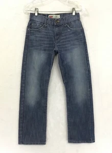 Levi's 514 Slim Straight / Midrise Distressed Stretch Denim Jeans Boys Size 14R - Picture 1 of 12