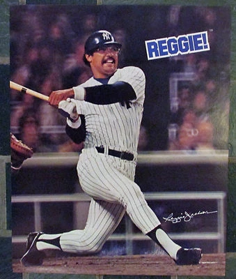 1978 REGGIE CANDY BAR 15x18 POSTER Reggie Jackson New York Yankees ORIGINAL! - Image 1 of 3