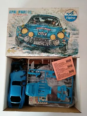 Kit Heller L761 Alpine 1600 S Rally Monte carlo scala 1/24 obsoleto - Immagine 1 di 4