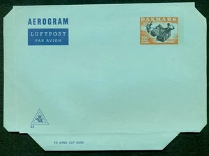 DENMARK 160ore, #43, aerograma (27) sin usar, en muy buen estado - Imagen 1 de 1