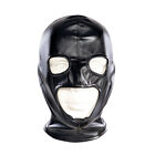 M/L PU Leather Bondage Hood Headgear Gimp Mask BDSM Couple Harness Restraint