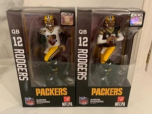 Aaron Rodgers Green Bay Packers Series 3 Imports Dragon 7 Figure Regular + Chase - Picture 1 of 1