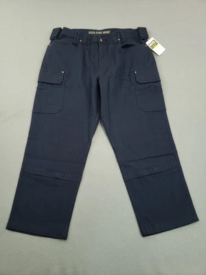 Pantalones cargo Duluth Flex Fire Hose Ultimate ajuste relajado para hombre 42 X 30 azul marino NUEVO Foto 1 de 4