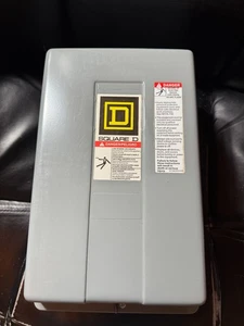 Square D 8903LG08V02 Enclosed Multiple Lighting Contactor Coil 30A 8-Pole Ser. D - Picture 1 of 9