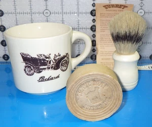 VINTAGE PACKARD shaving cup Surrey Inc shave soap bore bristle brush - Picture 1 of 5