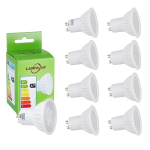 10er Pack GU10 LED Leuchtmittel 5W kaltweiß 6000K Strahler 120° ECO 5W nicht dimmbar UK - Bild 1 von 1