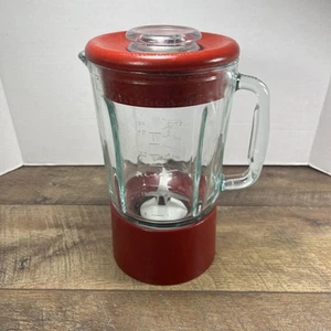 Kitchenaid Ultra Power RED 40oz 5 Cup Glass Blender Jar Lid KSB5BU4 Replacement - Picture 1 of 7