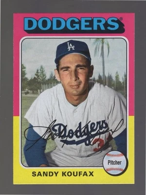 Sandy Koufax 2019 Topps Archives #122 Foto 1 de 2