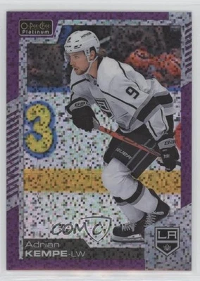 2020-21 O-Pee-Chee Platinum Violet Pixels /399 Adrian Kempe #58 - Image 1 of 2