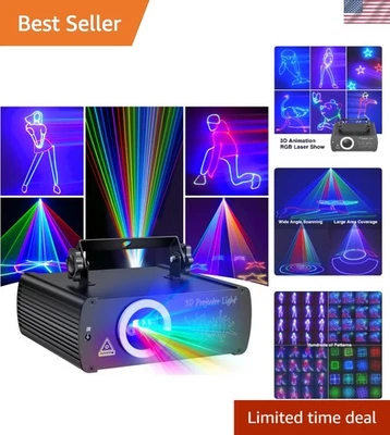 Music Activated Disco Laser Lights - Remote Control - Image 1 of 4