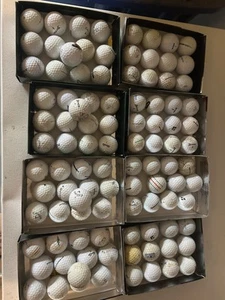 100 used shag one timer golf balls d - Picture 1 of 3