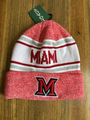 Miami University Redhawks Legacy Beanie Hat Red Love And Honor New With Tag - Image 1 of 4