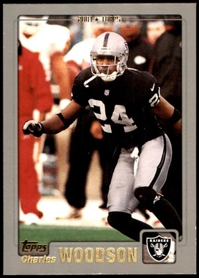 Charles Woodson 2001 Topps #12 Raiders NFL READ FREE SHIPPING AutographDen - Image 1 of 2