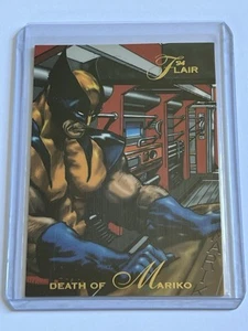 Death of Mariko 91 Flair Marvel Universe 1994 casi nuevo - 7,0 + Wolverine - Imagen 1 de 13